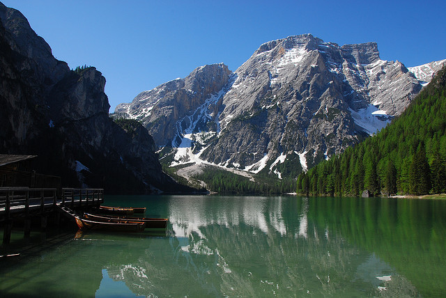 Lago di Braies  is a lake in the Prags Dolomites in South Tyrol, Italy.