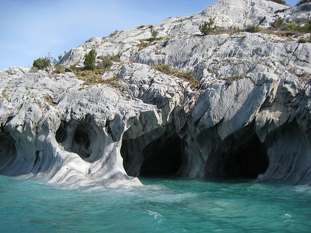 Reserva Nacional Cavernas de Marmol - Lago General Carrera, Chile.