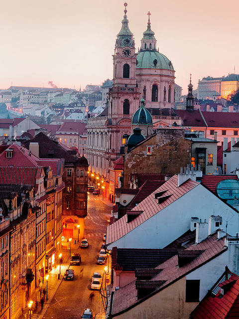 Dusk, Prague, Czech Republic