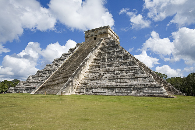 Chichen Itza is a large pre-Columbian archaeological site built by the Maya civilization located in the northern center of the Yucatan Peninsula, Mexico.