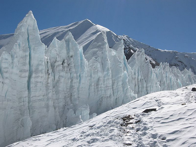 At the footsteps of Everest - East Rongbuk Glacier, Tibet.