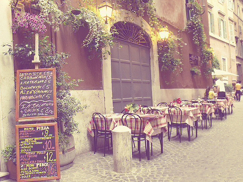 Sidewalk Cafe, Paris, France