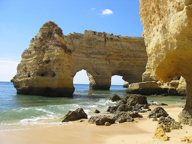 by Fernanda_Ferreira on Flickr.Praia da Marinha - Algarve Coast, Portugal.