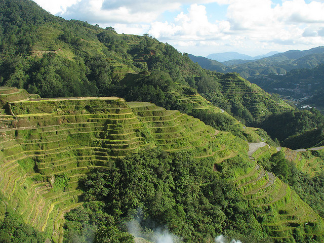 by Wilson Loo on Flickr.The Banaue Rice Terraces are 2000-year old terraces that were carved into the mountains of Ifugao in the Philippines by ancestors of the indigenous people.