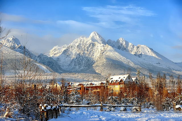 by Edgar Barany on Flickr.Winter landscape from Tatra Mountains in Slovakia.