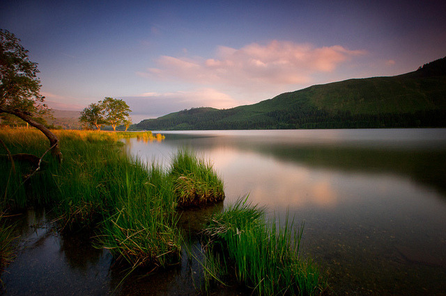 by Kristofer Williams on Flickr.Evening Reflections at Llyn Cwellyn, Snowdonia, Wales.