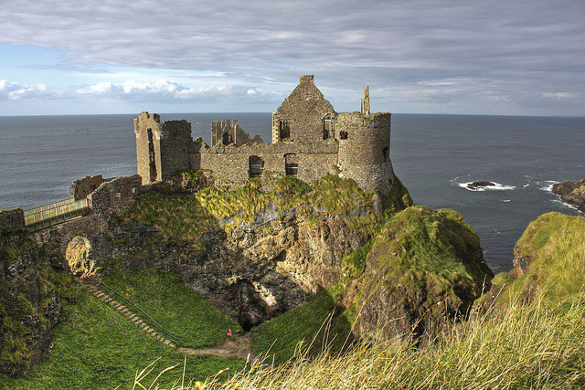 by mcgin’s dad on Flickr.Dunluce Castle in County Antrim, Northern Ireland.