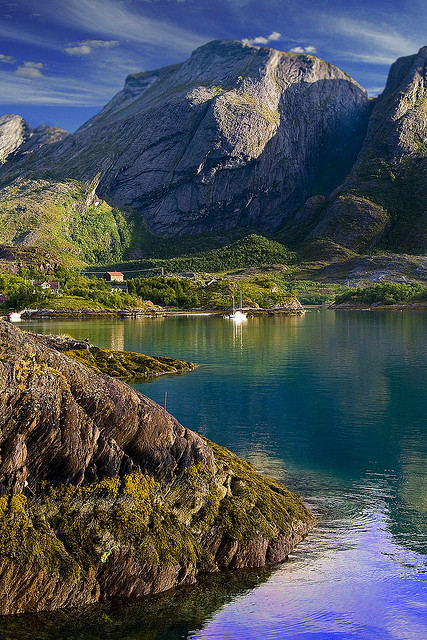 Summer in Melfjorden, Nordland, Norway