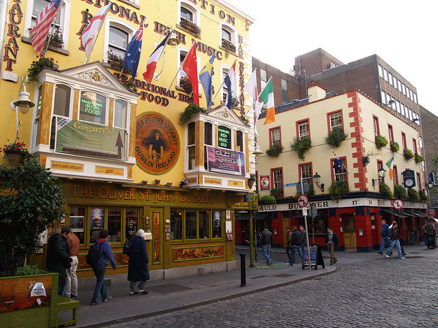 Auld Dubliner & Oliver St. John Gogarty Pub in Dublin, Ireland