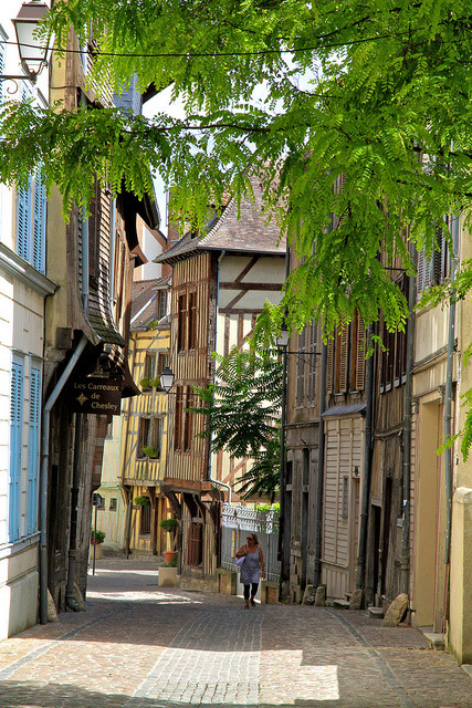 Strolling on the streets of Troyes, Champagne-Ardenne, France