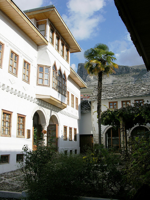 Muslibegovic House, one of the best preserved old houses in Mostar, Bosnia and Herzegovina