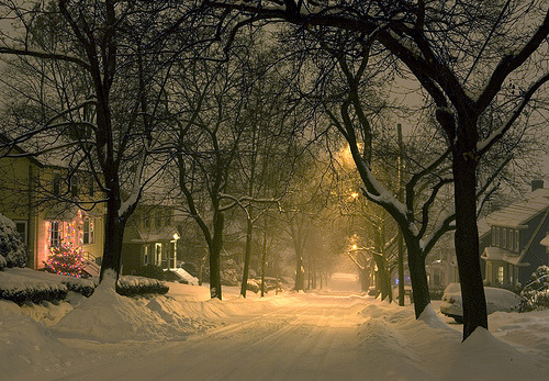 Snowy Night, Watertown, Massachusetts
