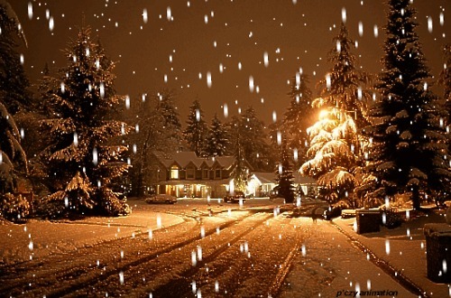 Snowy Night, Boulder, Colorado
