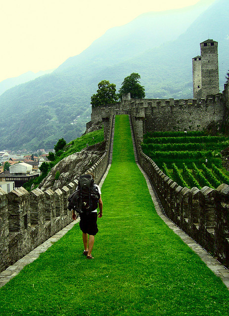 Exploring the castles of Bellinzona, Switzerland