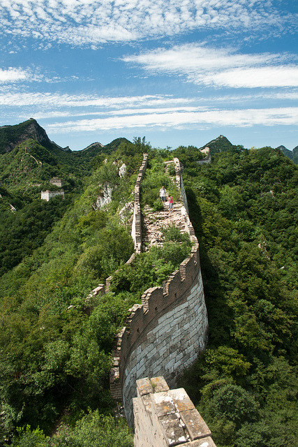 Nature taking over, The Great Wall at Jiankou, China