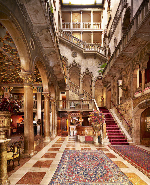 Palazzo Dandolo Hall at Hotel Danieli in Venice, Italy