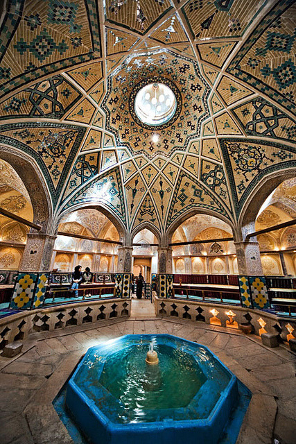 Sultan Amir Ahmad Historic Bath in Kashan, Iran