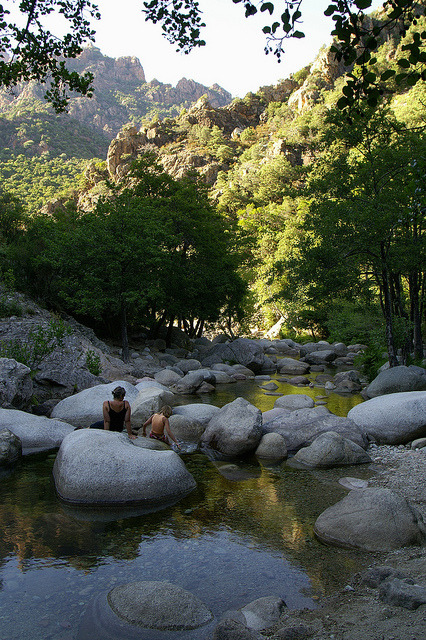 Gorges de Spelunca in Corsica, France