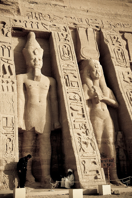In the shadow of the ancient kings, Abu Simbel / Egypt