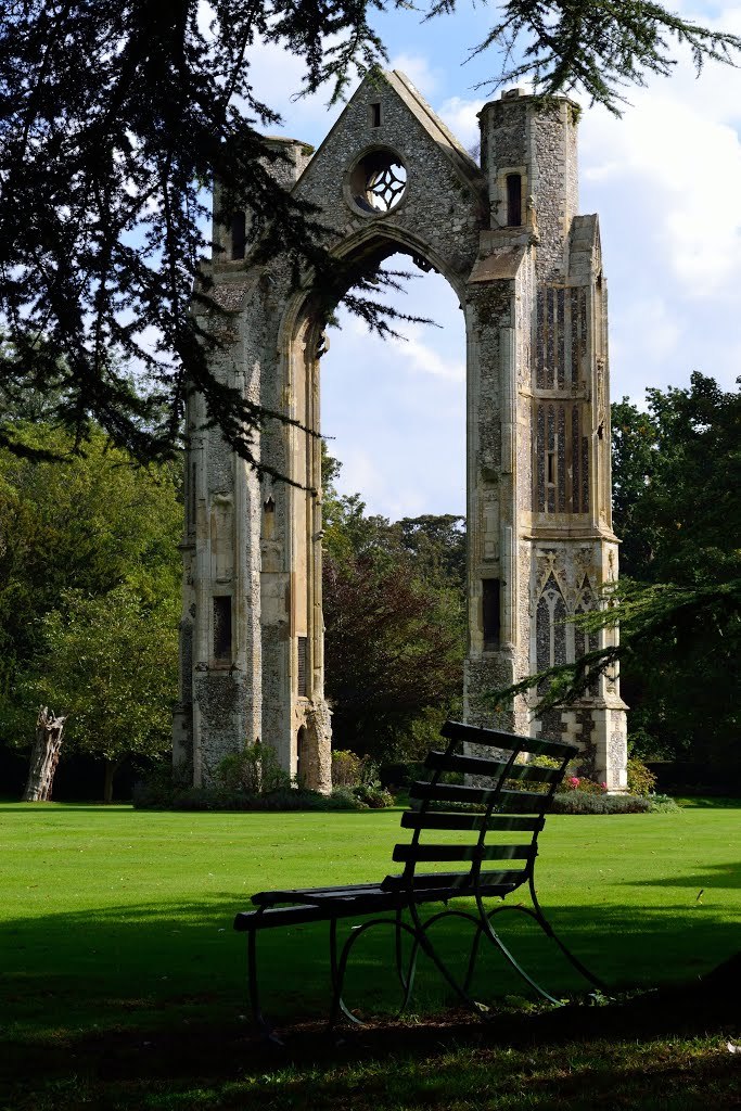 Walsingham Priory ruins in Norfolk / England