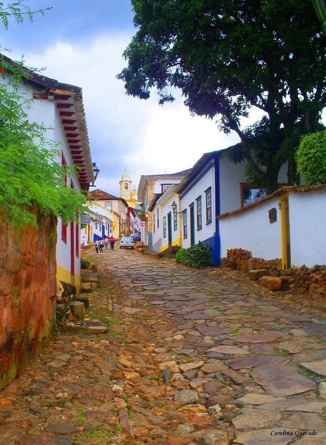 “Streets of Tiradentes, Minas Gerais / Brazil .”